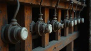 Victorian Home Knob-and-Tube Wiring Photo