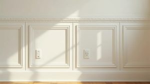 Newly Finished Victorian Interior Wall